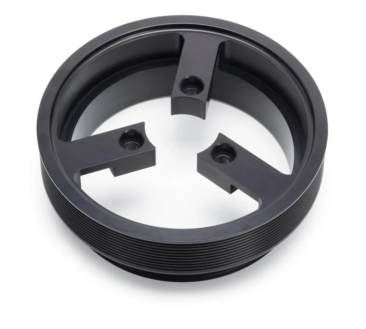 Edelbrock E-Force Overdrive Crank Pulley – Lightweight Aluminum Crankshaft Drive Pulley (15815) 1