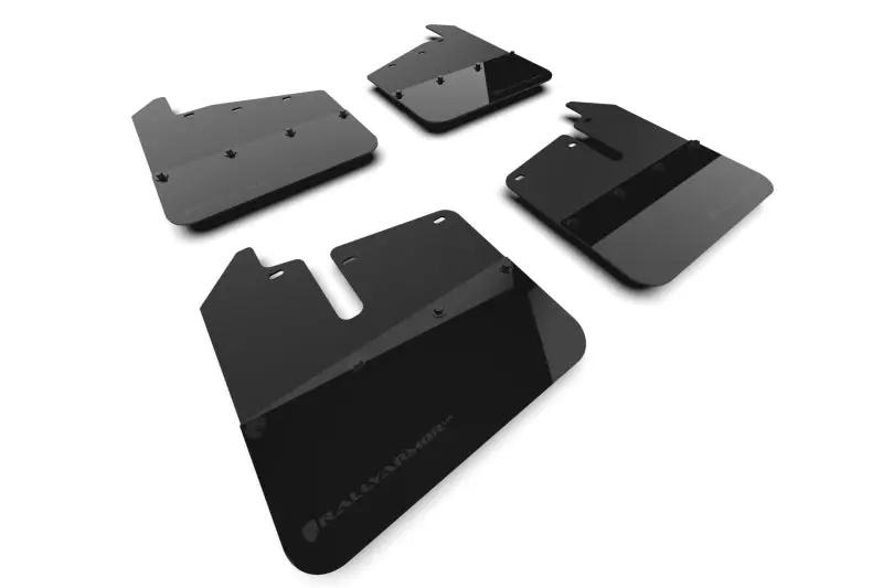Rally Armor 20-26 Gmc Sierra 2500/3500 Hd Denali Black Mud Flap W/Metallic Black Logo 1