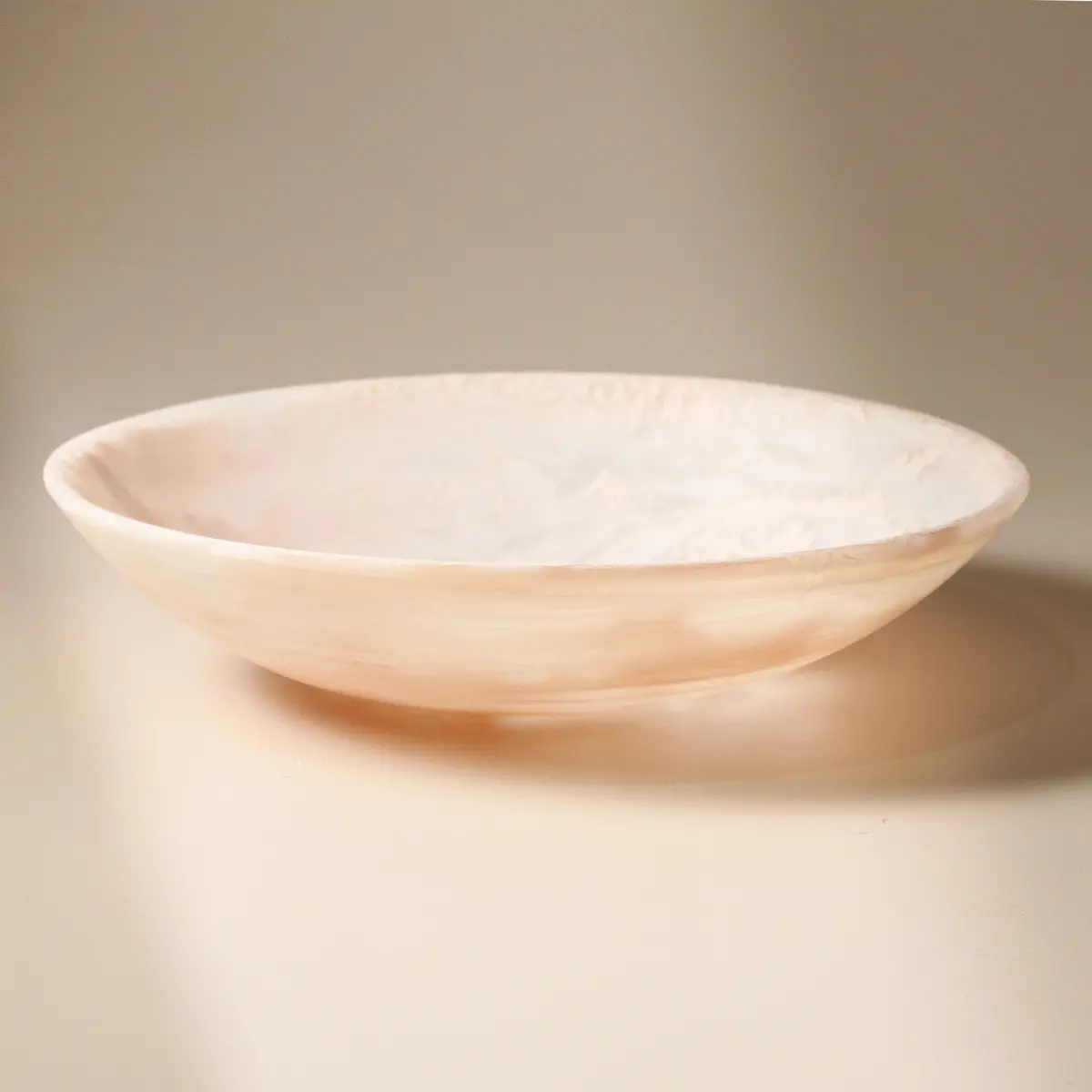 Everyday Large Bowl - Blush Swirl 1