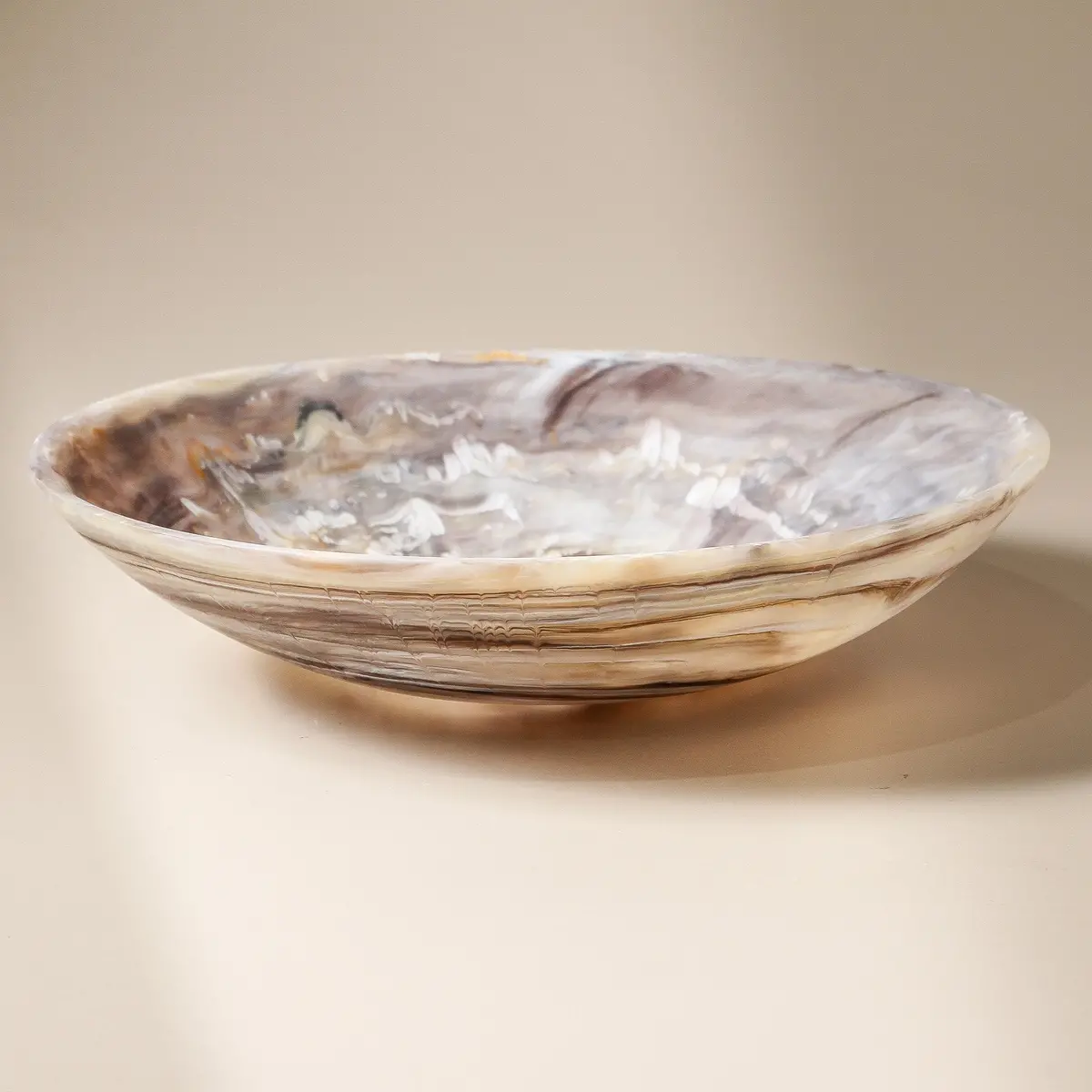 Everyday Large Bowl - Mocha Swirl 1