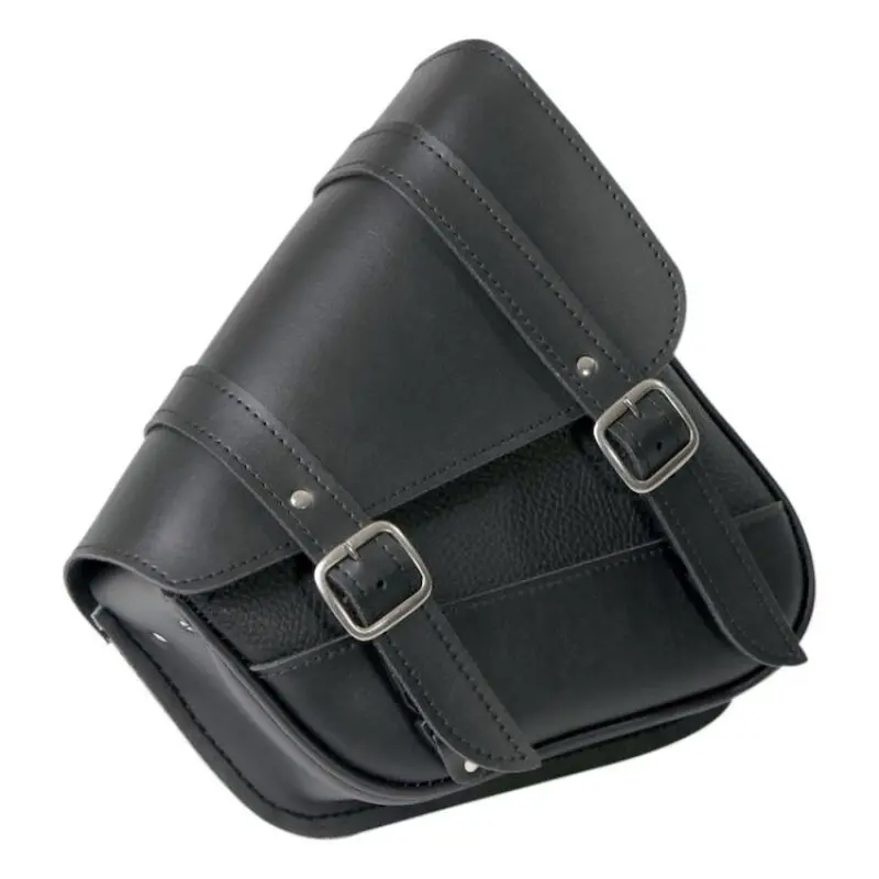 Willie & Max Universal Black Jack Compact Slant Saddlebag Set (12Inl X 9.5Inh X 5.5 Inw) - Black 1
