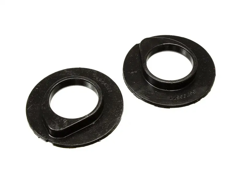 Energy Suspension 90-96 Ford F-150/Ford Bronco Front Coil Spring Isolator Set - Black 2