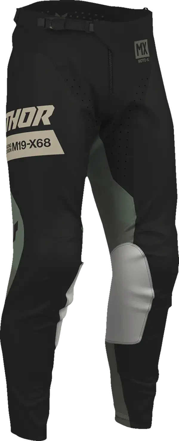 2026 Thor Pant Launchmode Bleach Black Camo 1