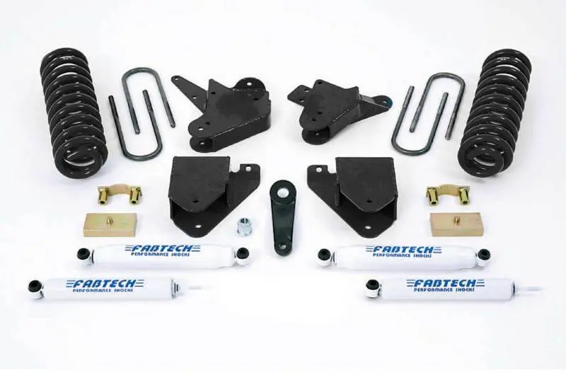 Fabtech 99-00 Ford F250/350 2Wd W/7.3L Diesel 6In Basic Sys W/Perf Shks 1