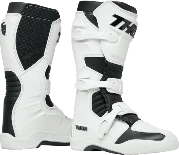 Thor Blitz Xr White Motocross Boots 1