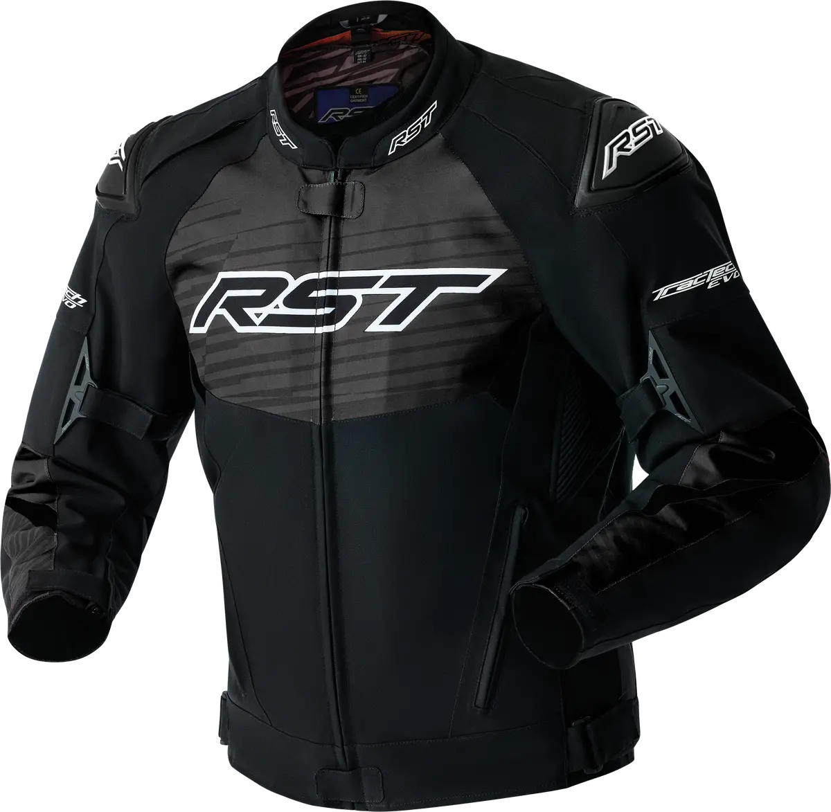 Rst Tractech Evo D3o Jacket Black/White Textile 3X 103640Whi-50 1