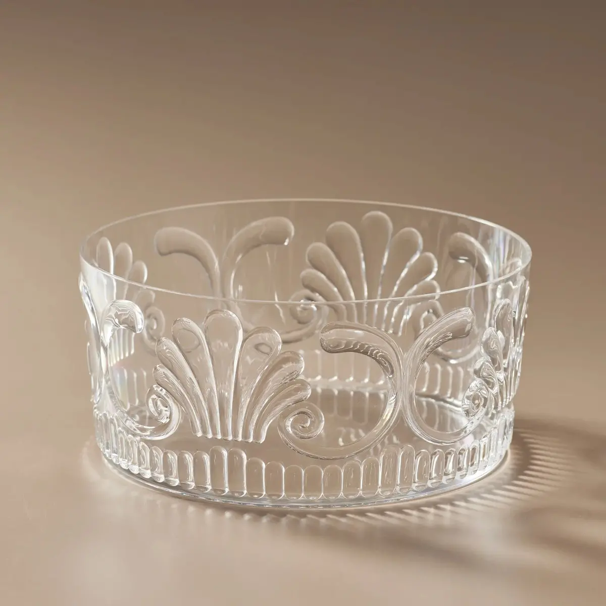 Flemington Acrylic Salad Bowl Clear 1