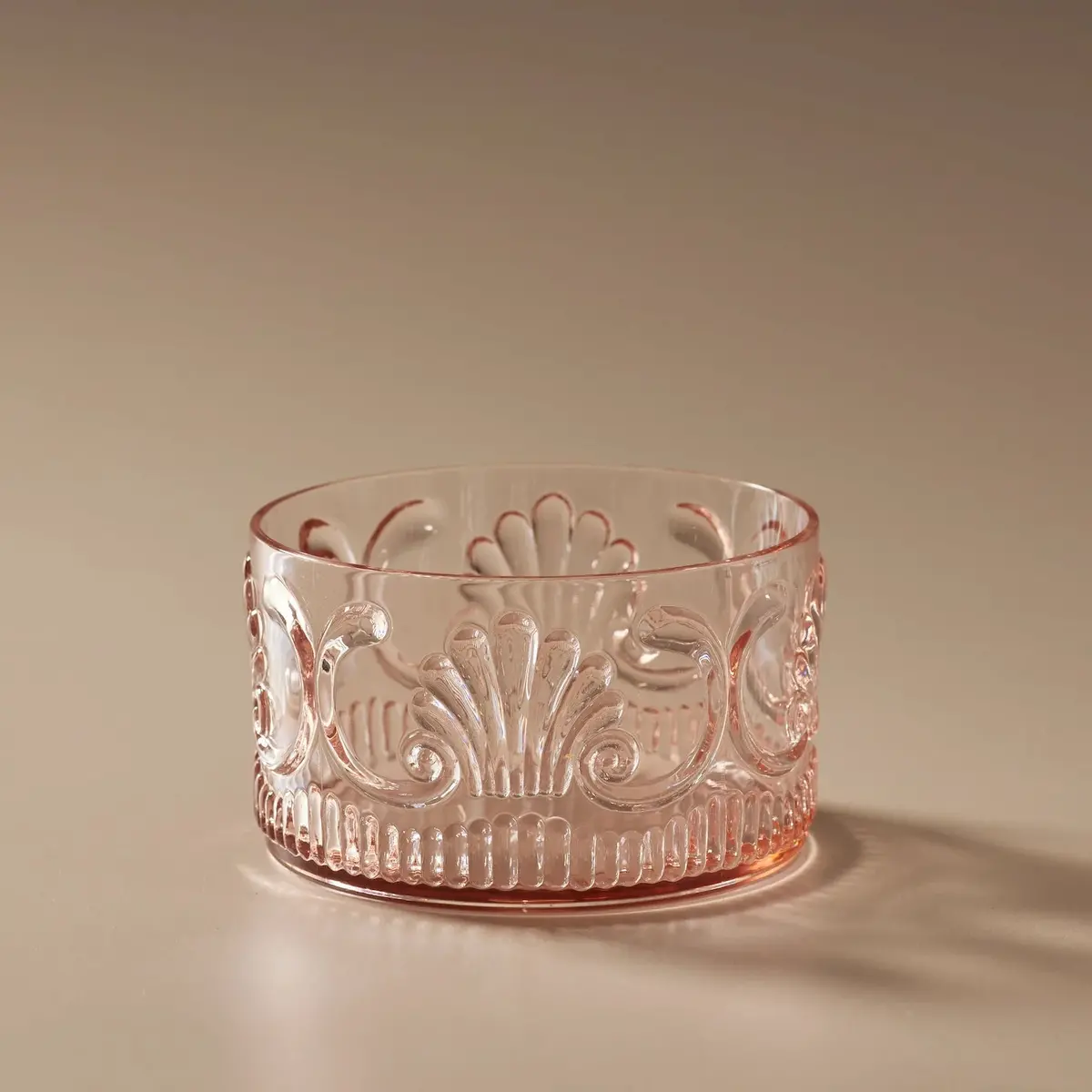 Flemington Acrylic Snack Bowl Pale Pink 1