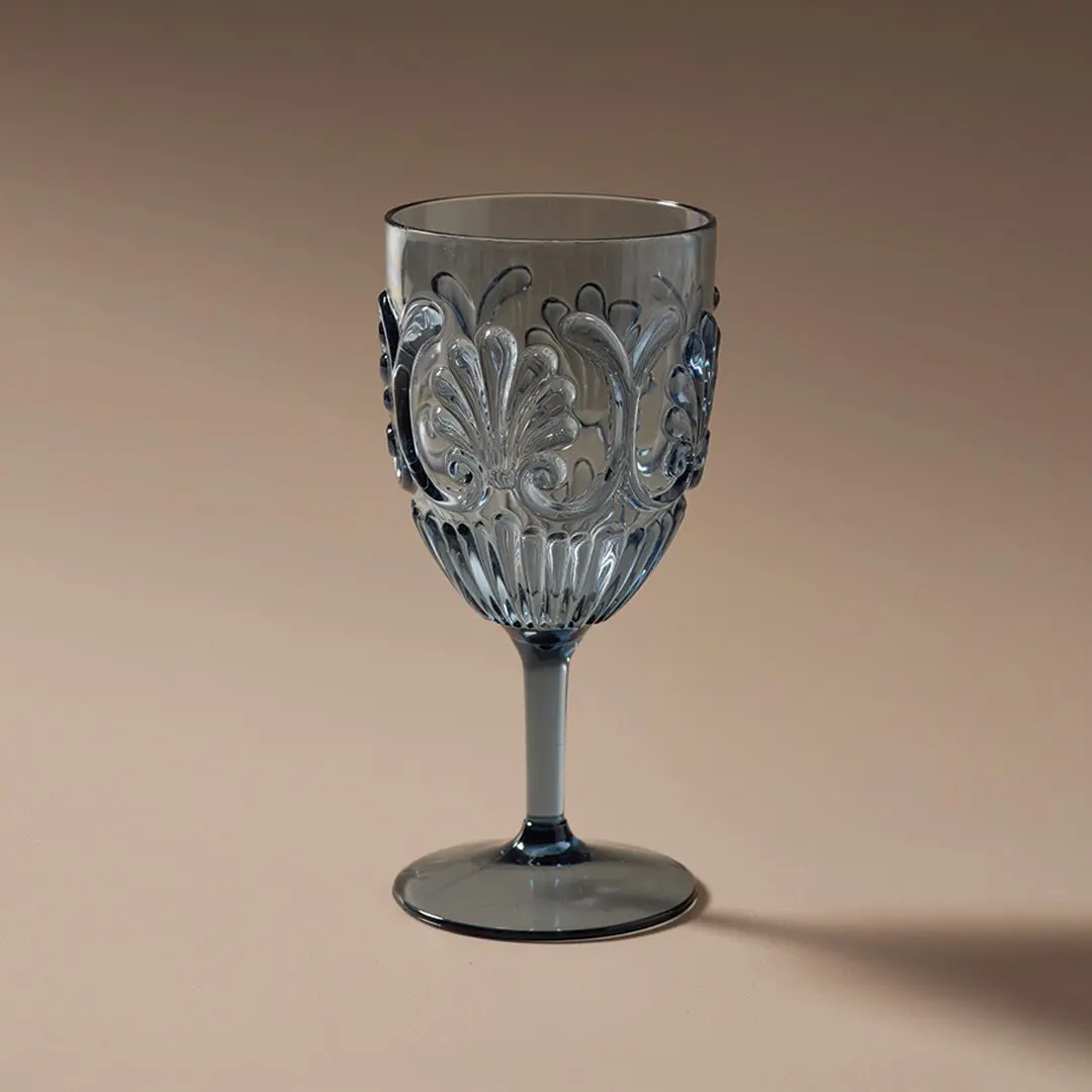 Flemington Acrylic Wine Glass Blue 1