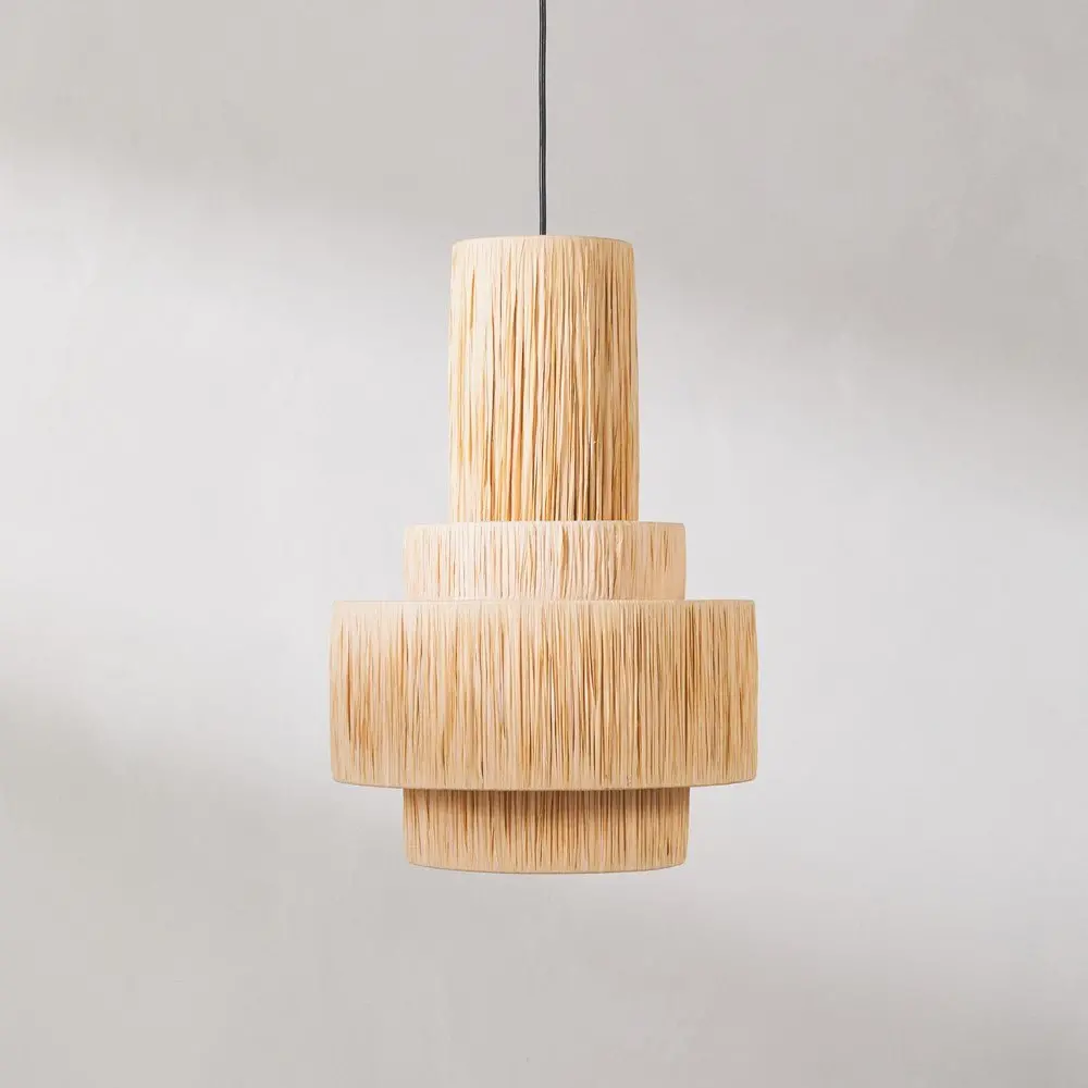 Gaia Raffia Pendant 1