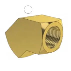 Brass Fitting - 45 Degree Female Elbow - Imperial 1