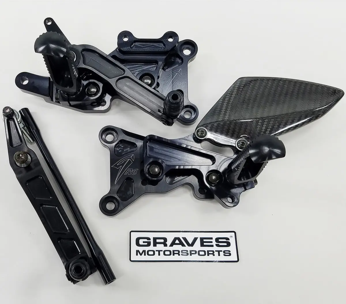 Graves Motorsports Yamaha R6 Adjustable Rearsets 2006-2022 1