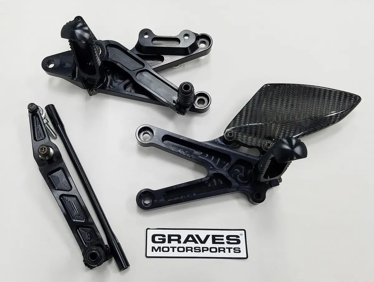 Graves Motorsports Yamaha R6 Fixed Rearsets 2006-2022 1