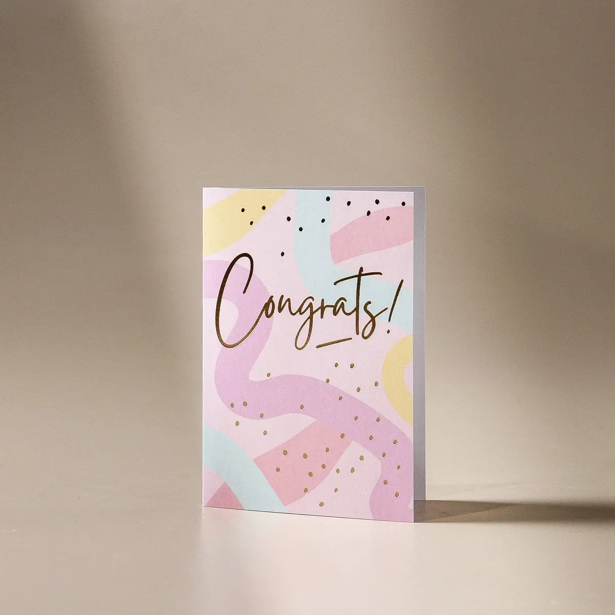 Greeting Card: Congrats Streamers 1