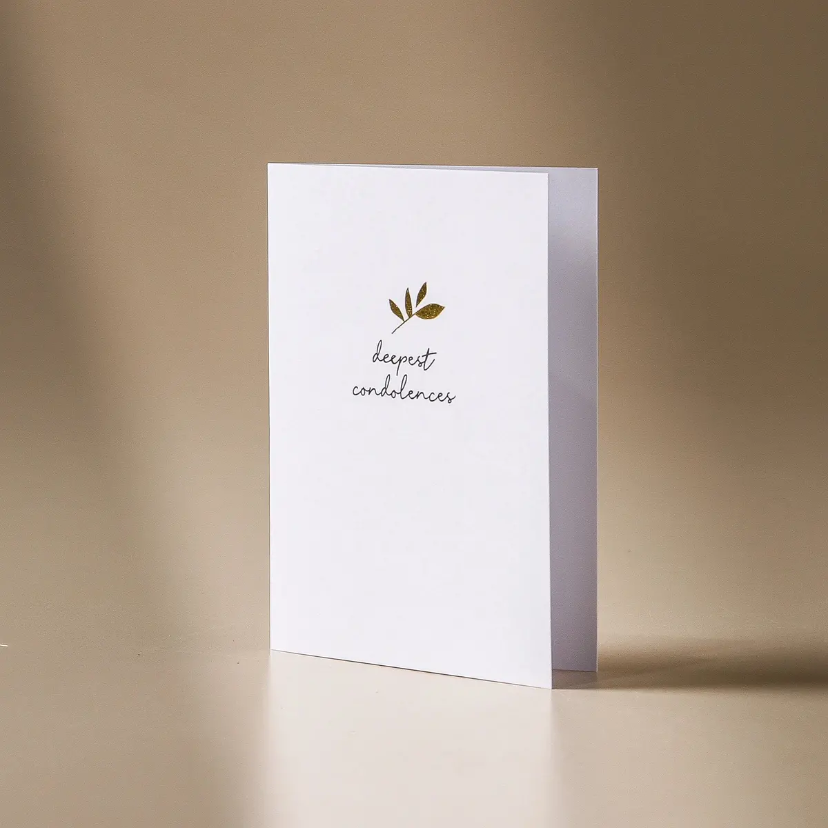 Greeting Card Deepest Condolences 1