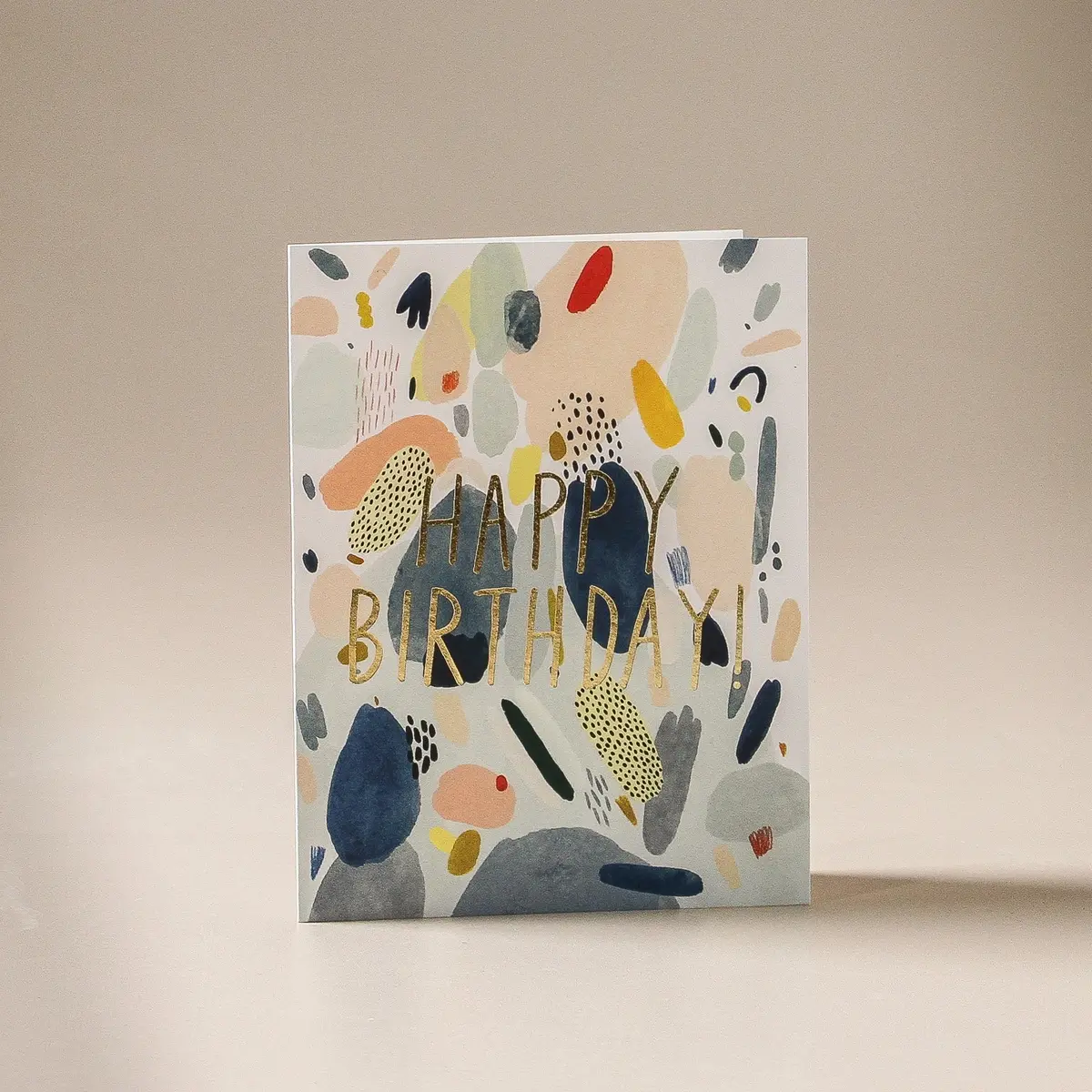 Greeting Card Foil-Abstract Birthday 1