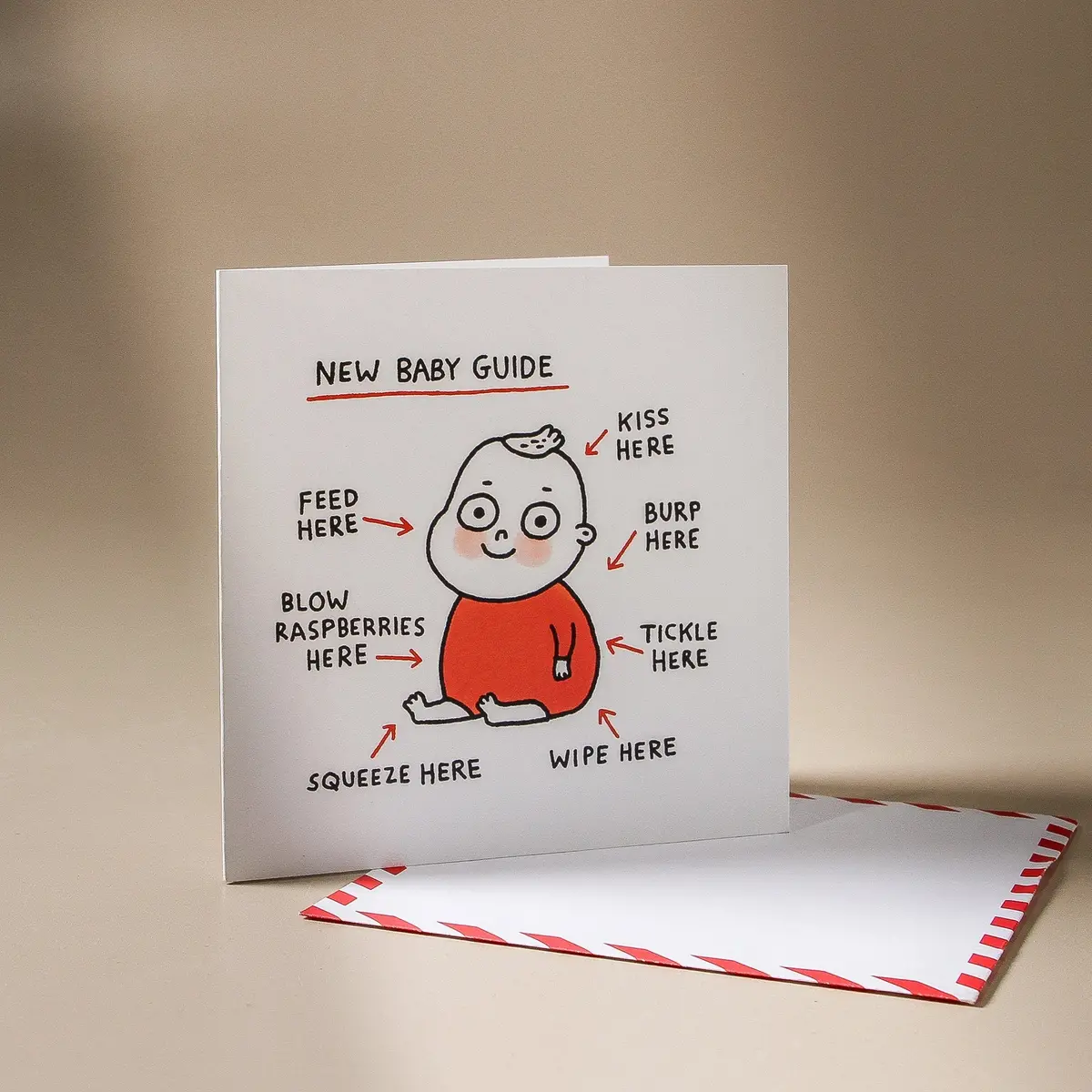 Greeting Card New Baby Guide 1