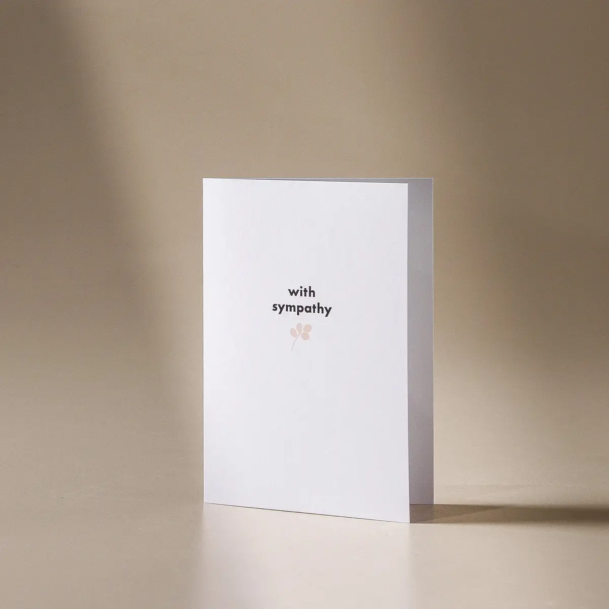 Greeting Card With Sympathy 1