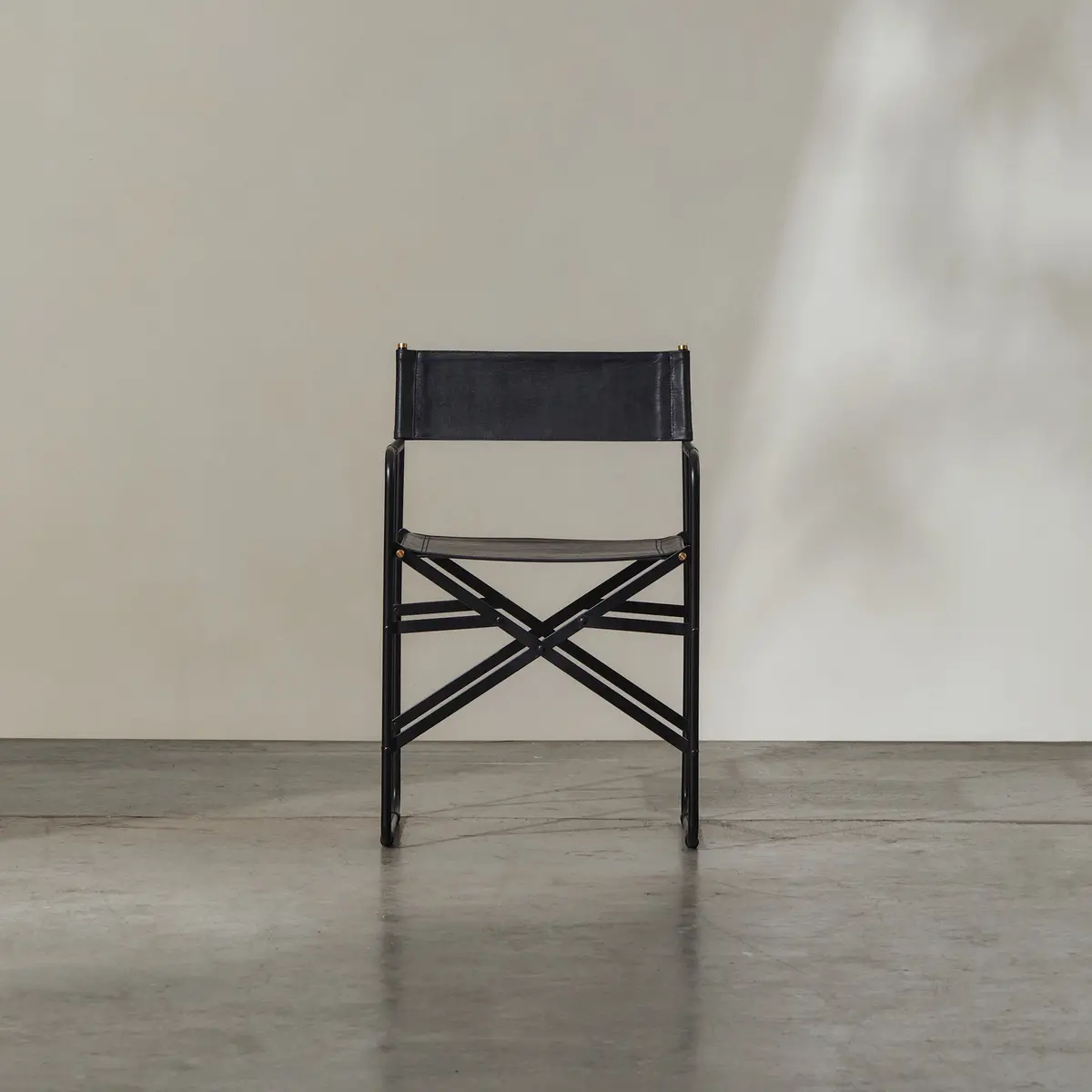 Heston Folding Dining Chair Black 1