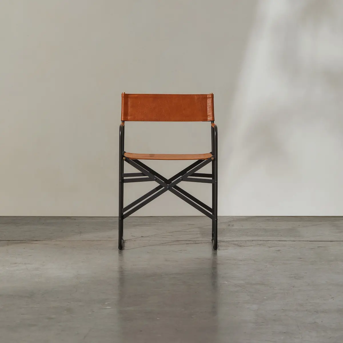 Heston Folding Dining Chair Tan 1