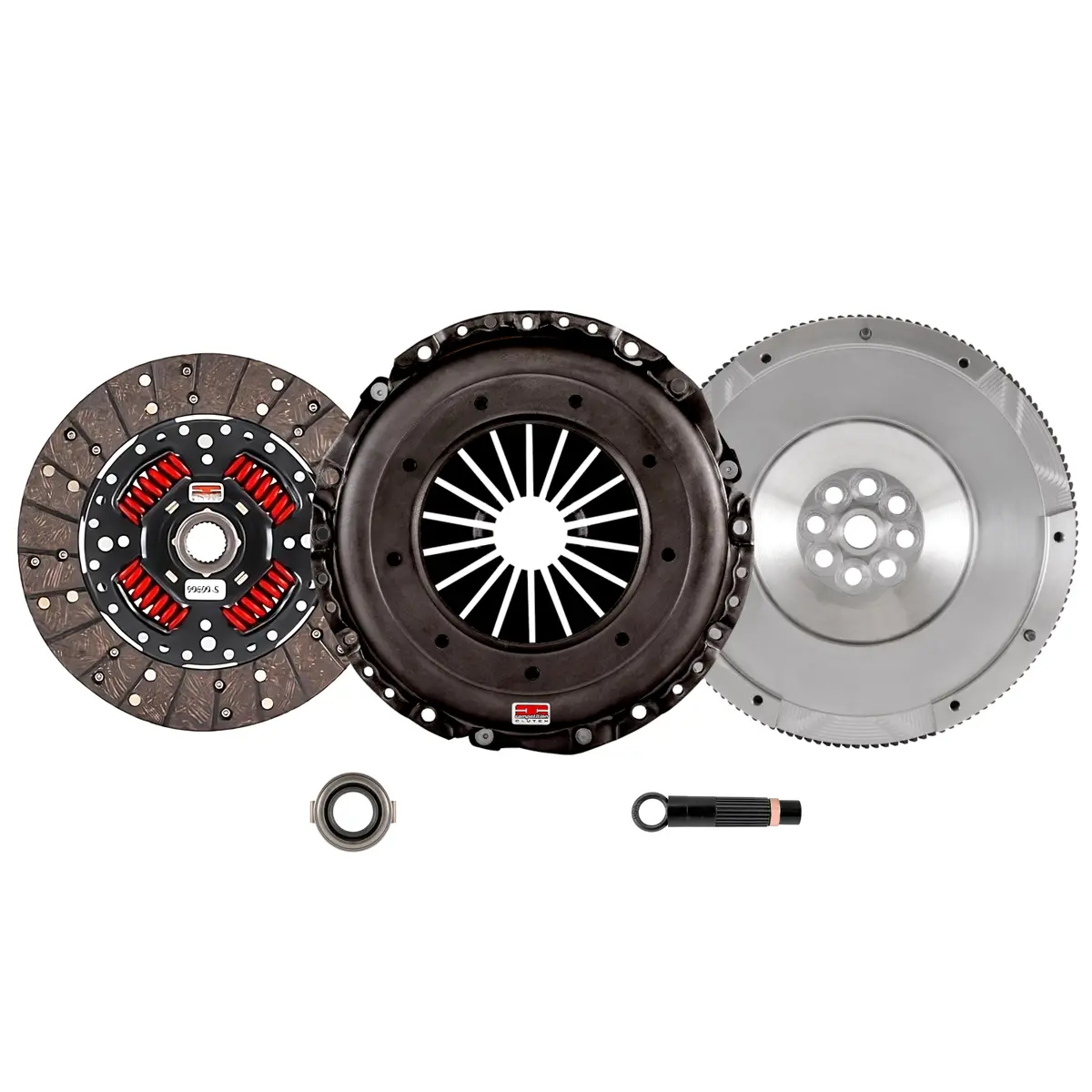 Competition Clutch (8091-St-2100) -  Stage 2 - Steelback Brass Plus Clutch Kit W/ Flywheel - K-Series - Comp Clutch 16+ Honda Civic 1.5T Stage 2 Organic Steel Flywheel W/ 22Lbs 1