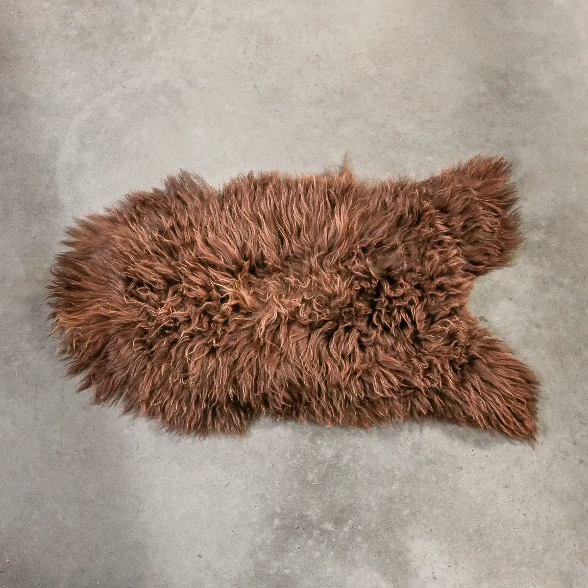 Icelandic Rug - Single - Rusty Brown 1