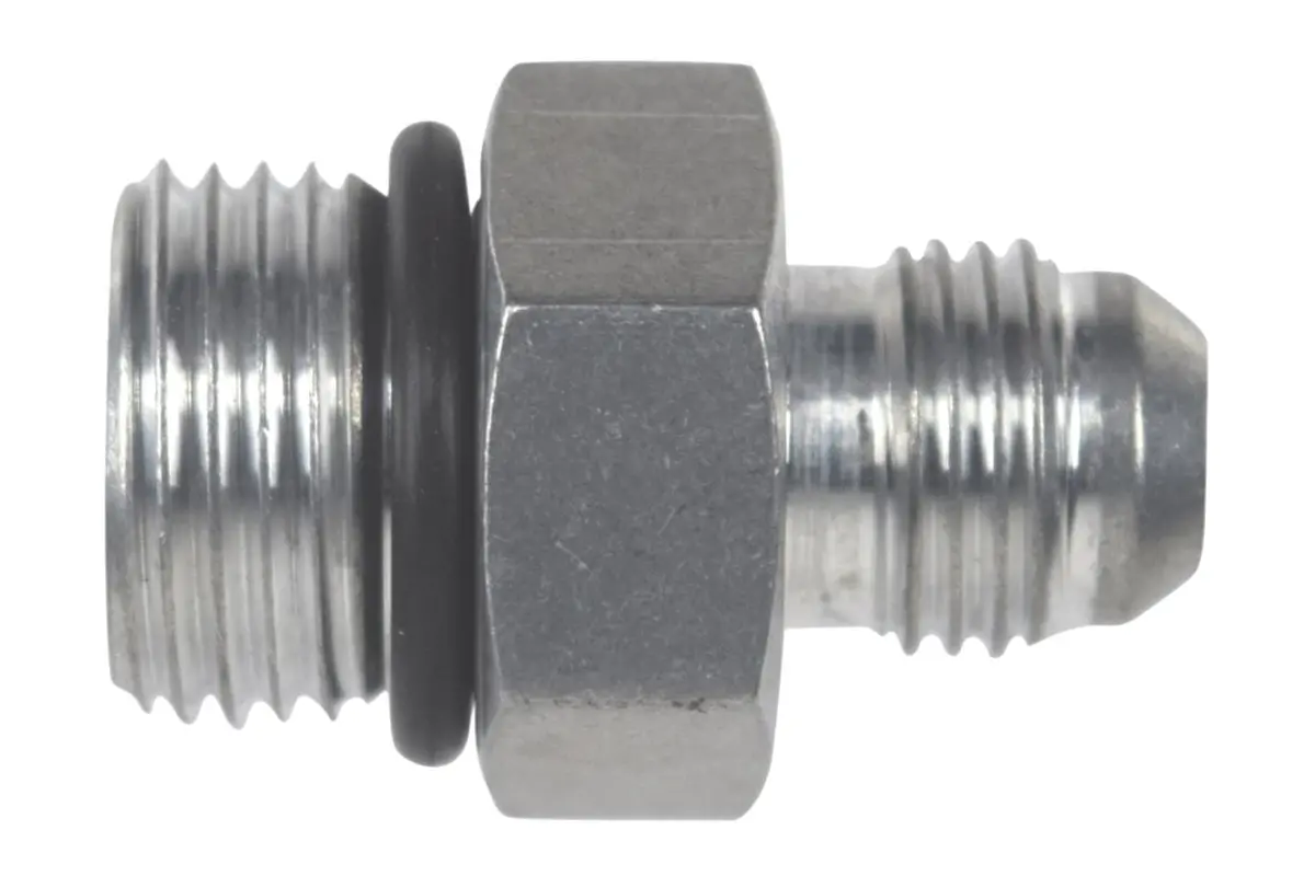 Ict Billet An-To-Orb Adapter Fitting – -06 To -08 Straight Thread O-Ring (An920-06-08A) 1
