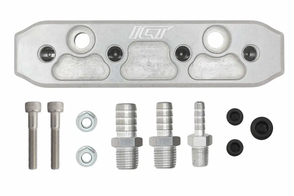 Ict Billet 551855-Vb001 Vacuum & Boost Distribution Block For Tuning Systems 1