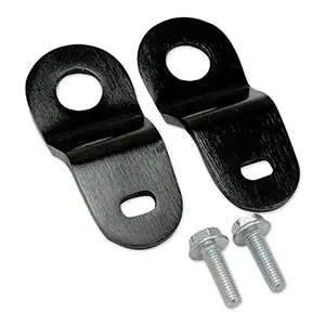 S13 240Sx Cnc Machined Top Radiator Brackets - Black 1
