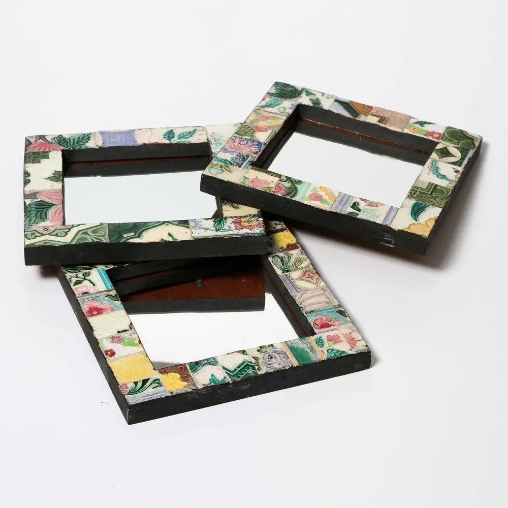 Indian Tile Mirror 1