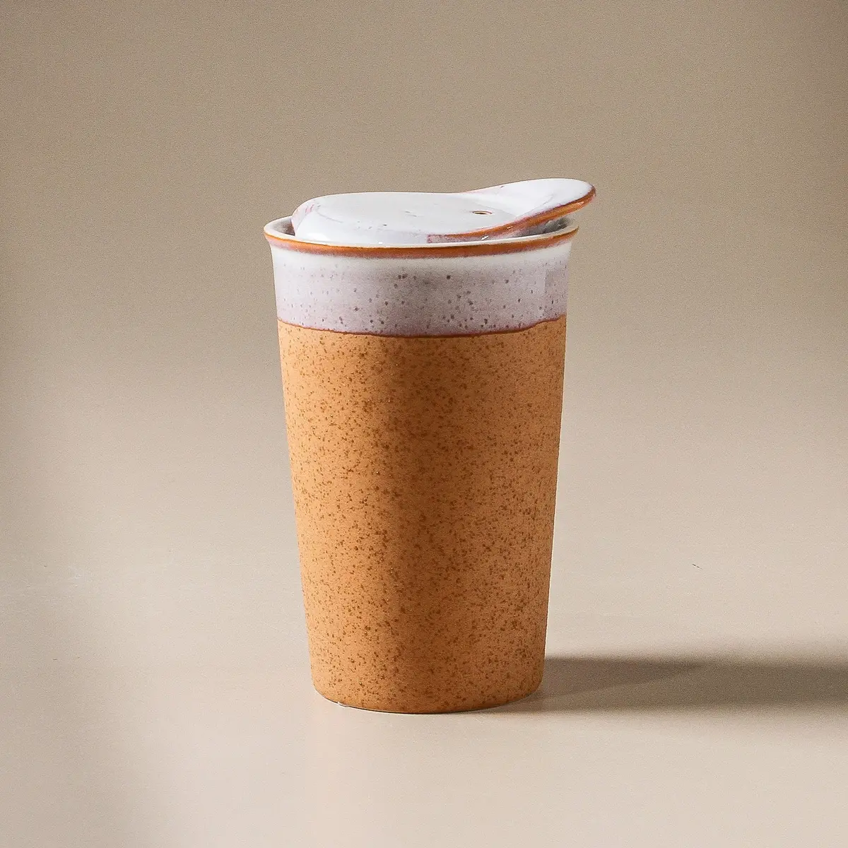 It's A Keeper Ceramic Cup Raw Earth 1