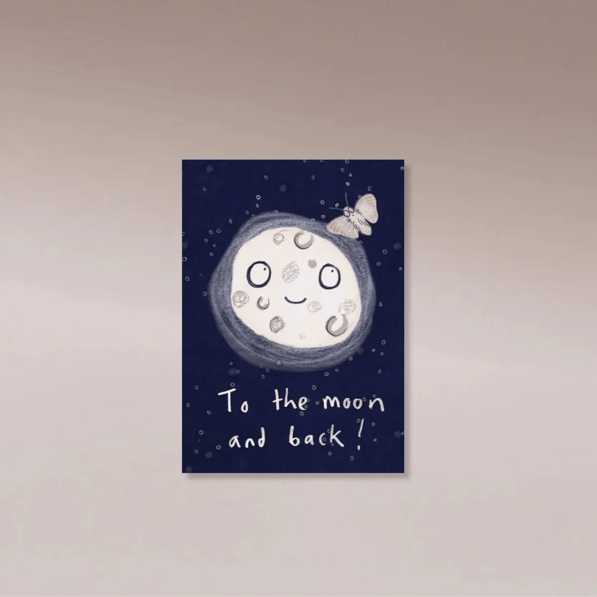 Jo Clarke Design Card Moon & Back 1