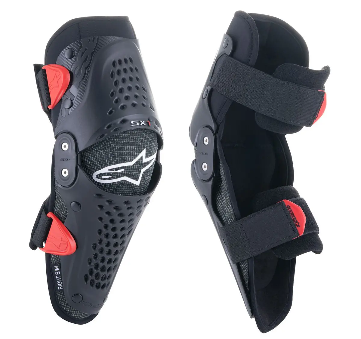 Alpinestars Sx1 V2 Youth Kids Hinged Knee Guards 1