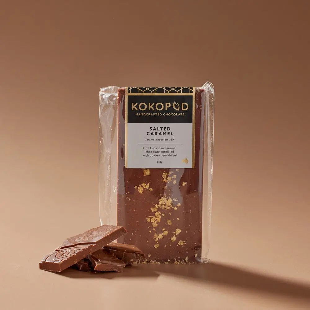 Kokopod Chocolate Block - Salted Caramel 100G 1