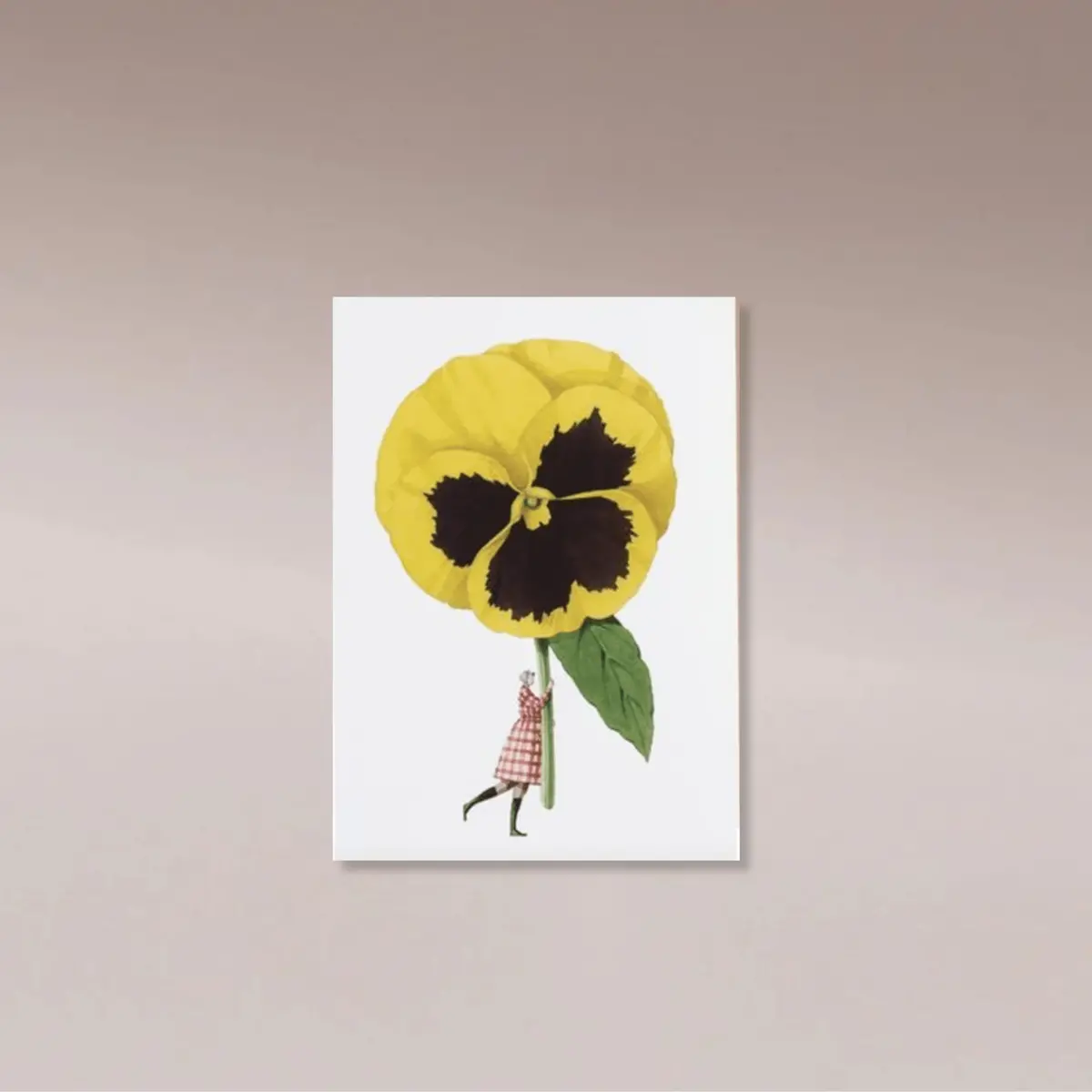 Laura Stoddart Card Pansy 1