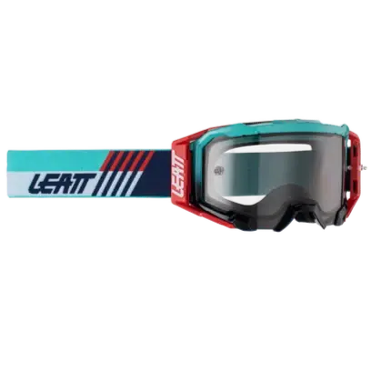 Leatt 5.5 Velocity Goggle Aqua Light Grey Lens 1