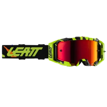 Leatt 5.5 Velocity Goggle Iriz Tiger Red Lens 1
