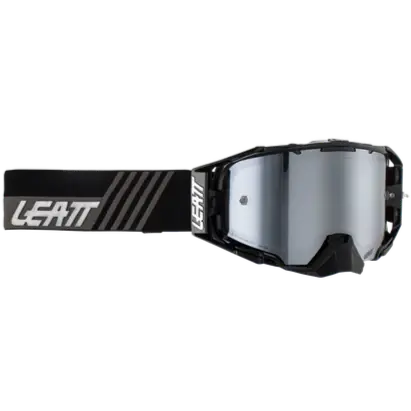 Leatt 6.5 Velocity Goggle Stealth Iriz Silver Lens 1