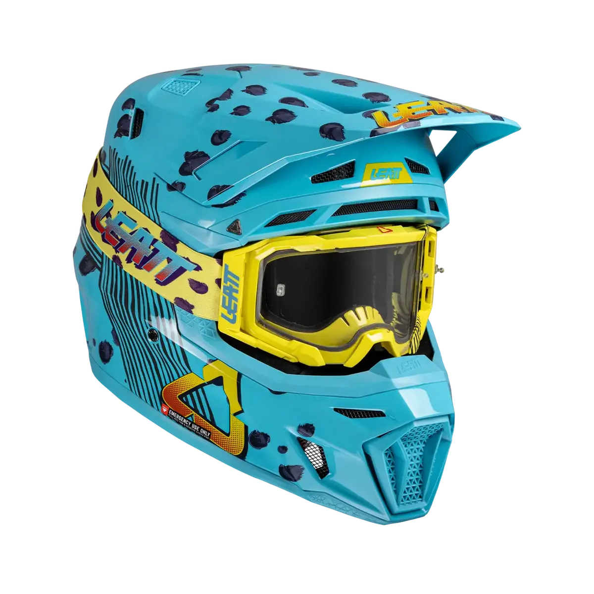 2025 Leatt 8.5 V25 Cheetah Helmet With 5.5 Goggle 1