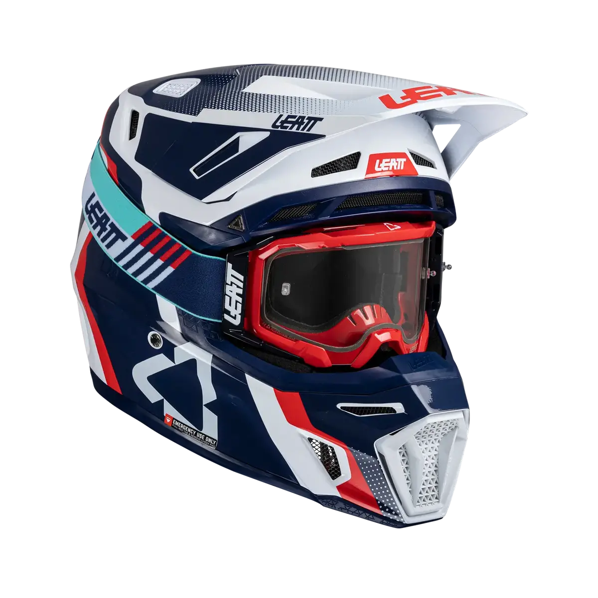 2025 Leatt 8.5 V25 Royal Helmet With 5.5 Goggle 1