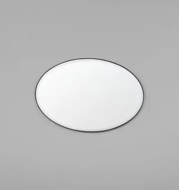 Lolita Oval Mirror Large 90X135 Black 1