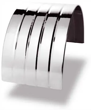 Lelox Single Mudguard - 500Mm Wide - Reinforced Edge - Low Profile 16" - Available In Groove & No Groove 1
