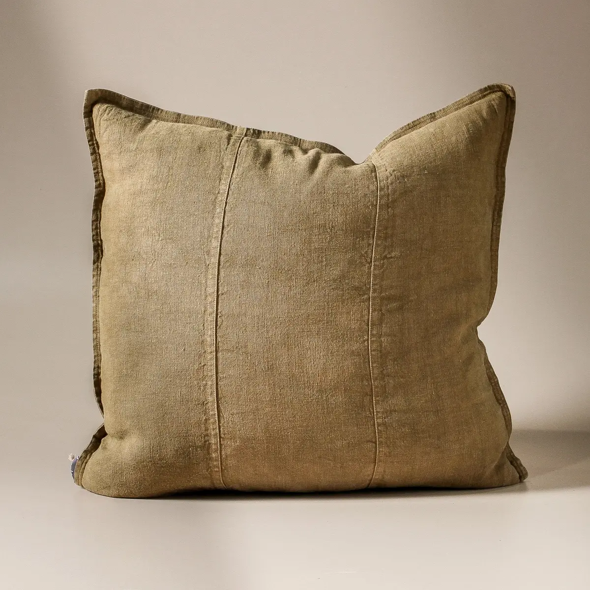 Luca Linen Cushion - Olive 50X50cm 1