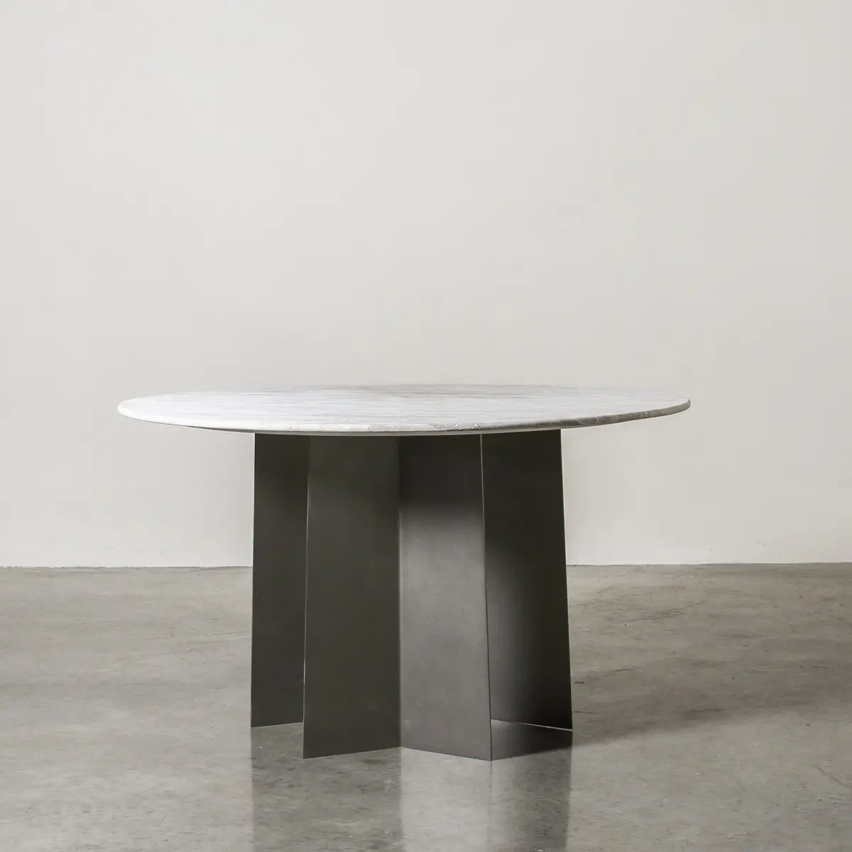 Majesty Dining Table Grey Travertine 1