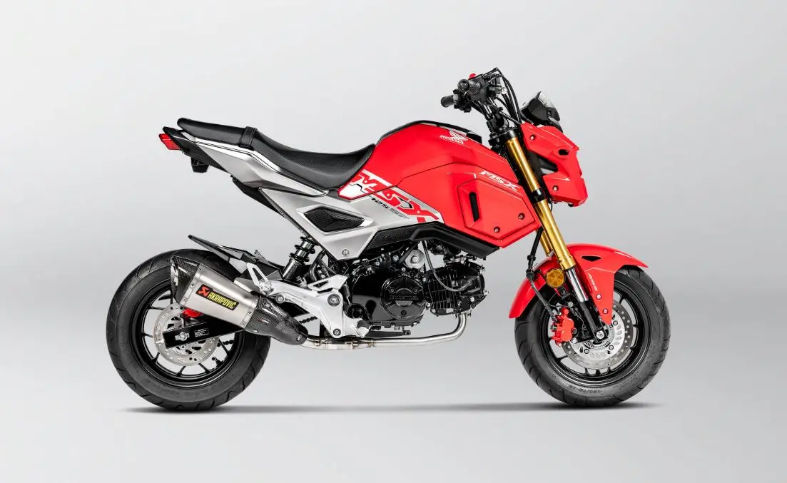 2016-2020 Akrapovic Racing Exhaust Line (Titanium) System Honda Grom Msx125 S-H125r6-Aszt/1 1