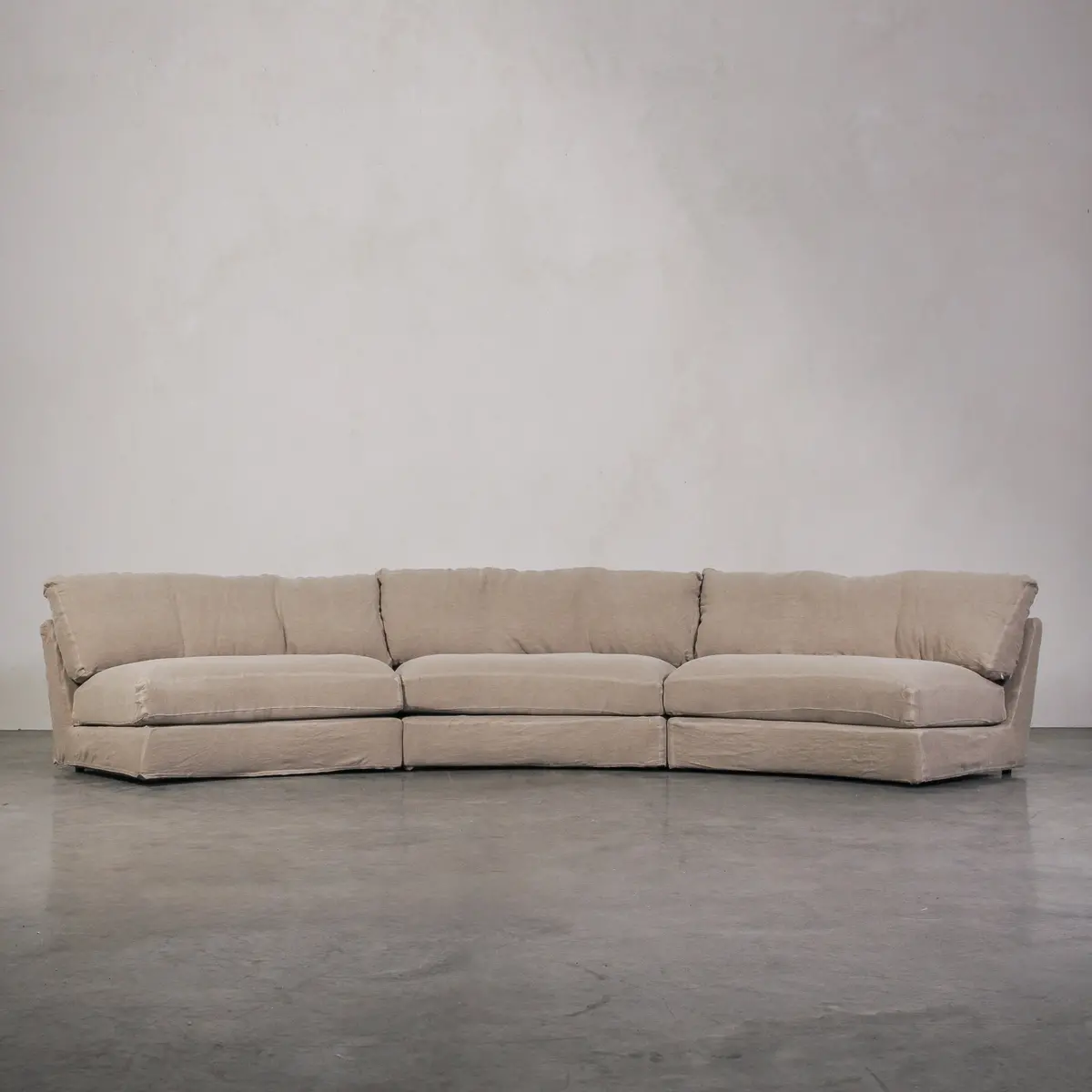 Obscura 6 Seater Sofa - Linen 1