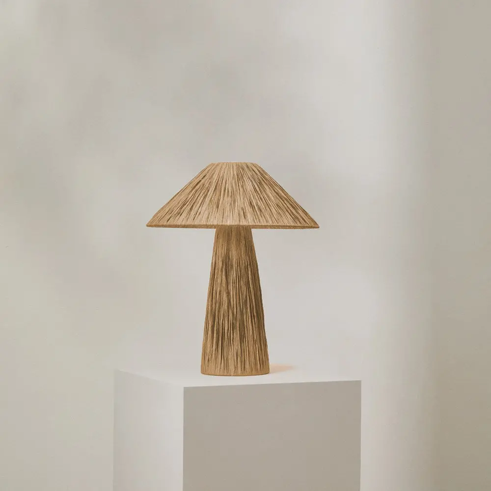 Ourea Raffia Table Lamp Natural 1