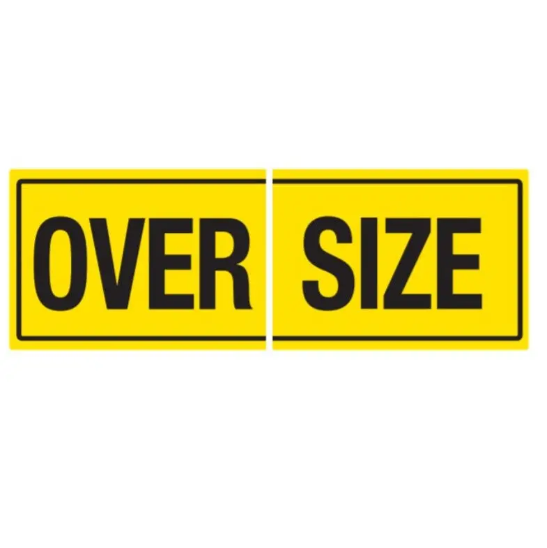 1200Mm X 450Mm - Oversize Cut - Class 1 Material - Sticker/ Aluminium 1