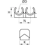Clip Strips For Tubes Clip 04 00 2