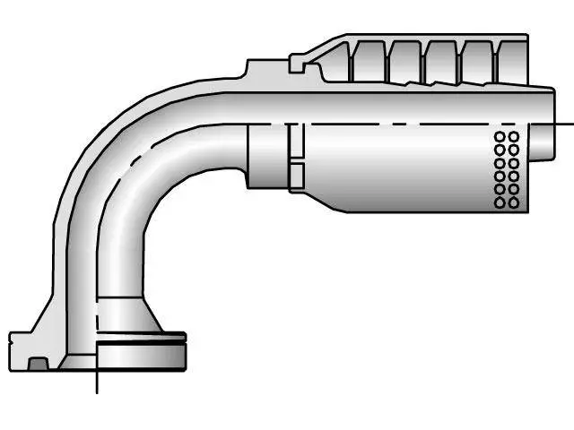 16N732020 Flange Head-90° Elbow 1